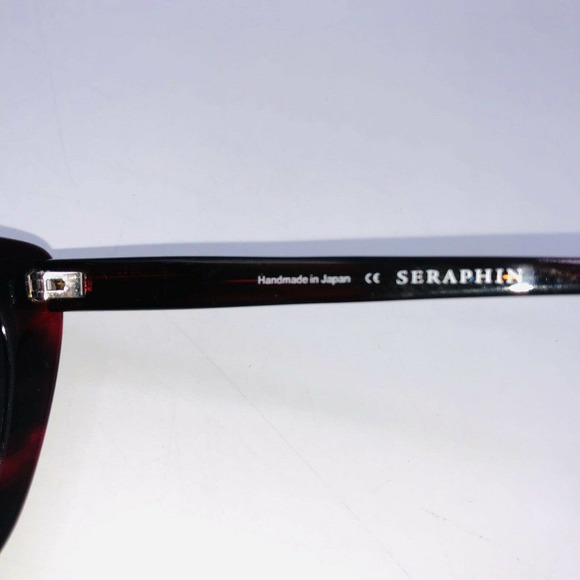 Authentic Seraphin Cecilia 8709 Burgundy Pre-Owned Acetate Eyeglass Frames - Picture 5 of 6